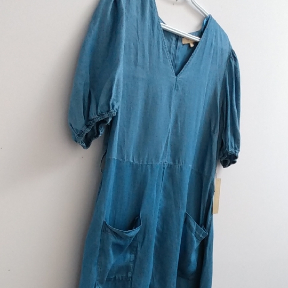 Denim Dress Size 14 New With Tag